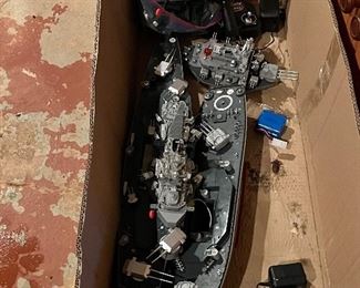 Electric model boat.