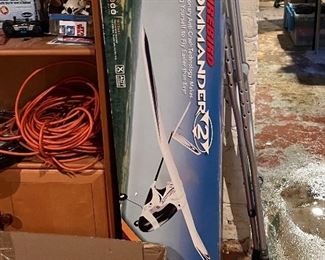 Styrofoam motorized glider.  There are several of these.