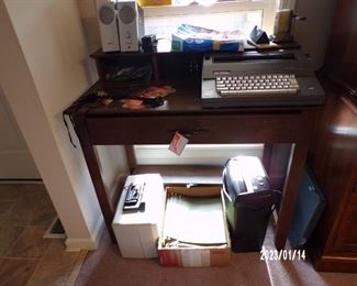 desk & typewriter