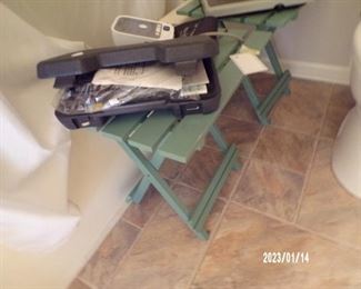 pair of these folding stools