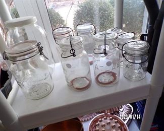 vintage jars