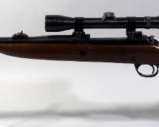 Herters U-9 .458 Mag Bolt Action Rifle SN# Not Found, Made In England, With Weaver K4-1 Scope
