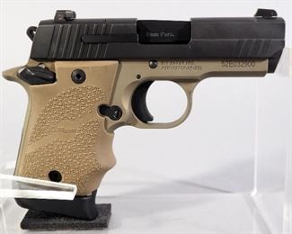 Sig Sauer P938 9mm Para Pistol SN# 52E032900, In Hard Case
