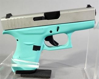 Glock 42 .380 Auto Pistol SN# AFEH011, 2 Total Mags, Speed Loader, Paperwork, In Hard Case
