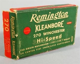 Remington Kleanbore .270 WIN Ammo, Approx 20 Rds, Local Pickup Only
