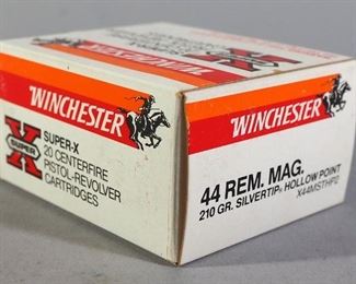Winchester Super X .44 Rem Mag Ammo, Approx 14 Rds, And 6 Empty Brass, Local Pickup Only
