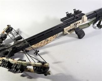 Center Point Sniper Elite 270 Crossbow With Sling, Partial Scope Mount, Adjustable Stock And Quiver With Bolt
