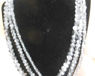 Austrian Crystal multi strand necklace