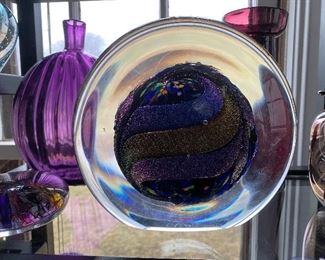 Beautiful Rollin Karg art glass