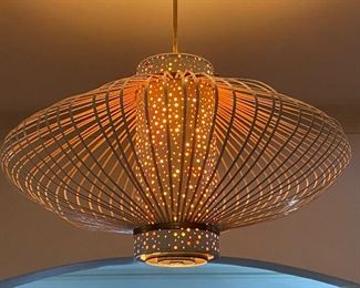 Extremely rare Halcolite MCM Atomic chandelier