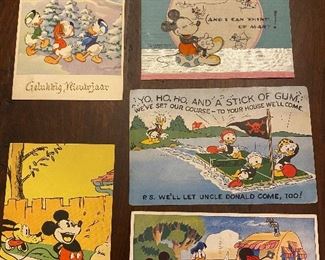 Vintage Disney postcards