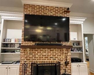 Samsung TV and Nakamichi Sound Bar