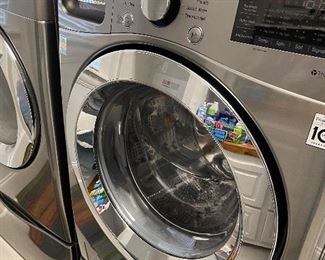 LG Washer and Dryer with Stands