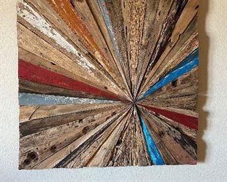 Imaginative all wood artwork