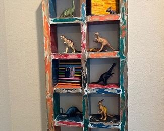 Fun wall shelf for lots of great trinkets