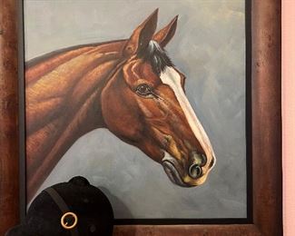 Exquisite horse painted picture