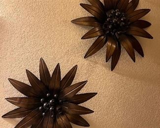 Three.D  metal wall art.