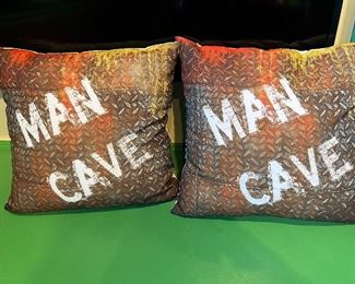 Fun man cave pillows!!