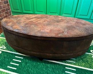 UTTERMOST Ottoman. The lid LIFTS OFF FOR STORAGE. 