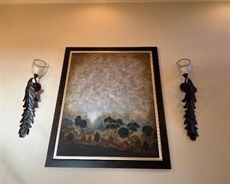 Super large art and large sconces