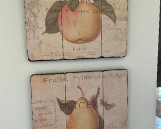 Pretty fruit for your wall