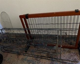 Baby gate 
Garden trellis