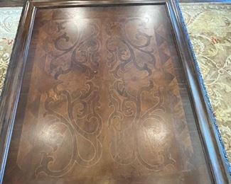 This is the top of the pretty coffee table