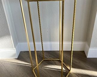 Tall table or could be used as a pedistal for a floral or sculpture 