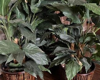 Manny, FAUX potted plants