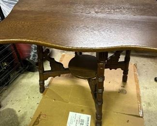 Another view of the dropleaf table