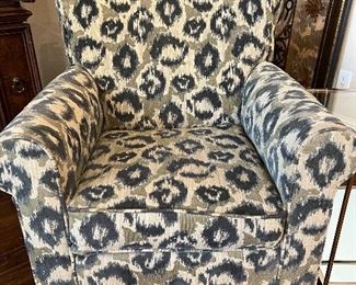 Custom made chair from Mayo furniture. 