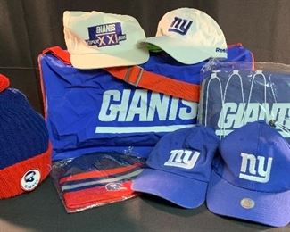 NY Giants memorabilia. Owners have been season ticket, hardcore fans for over sixty years.
