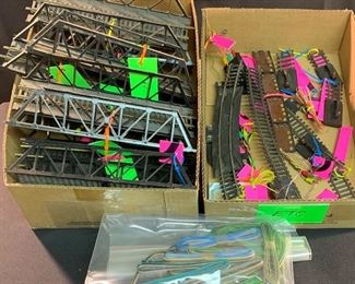 Trestles, bridge track, crossings and wiring.