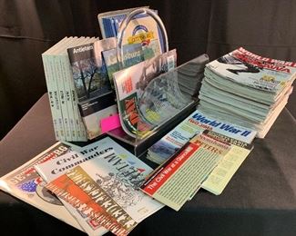 Large collection of war magazines and ephemera.