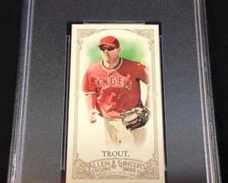 2012 MIKE TROUT TOPPS A&G GRADED NM-MT 8 MINI 