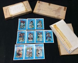 (3) 1981 KELLOGG'S 3D BASEBALL CARD VGC, NOLAN  RYAN, YAZ, KIRK GIBSON, RICKEY HENDERSON   