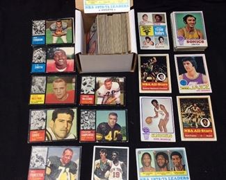    1960s-1970s FOOTBALL & BASKETBALL CARDS      