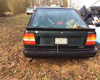 1992 SAAB 9000 TURBO, NOT RUNNING, DOES HAVE TITLE, THESE CARS ARE NOT IN RUNNING CONDITION AND WILL NEED 
TO BE PICKED UP ON LOCATION IN COLFAX, NC THE WEEK FOLLOWING  THE AUCTION, SOLD AS IS.