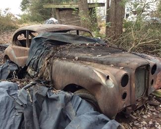 1960s JAGUAR S TYPE PARTS CAR, RUSTED, NO TITLE, NOT RUNNING 1.7L, DOES HAVE TITLE, THESE CARS ARE NOT IN RUNNING CONDITION AND WILL NEED 