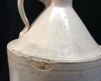 ANTIQUE SALT GLAZED POTTER JUG