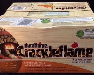 DURAFLAME CRACKLE FLAME LOGS, 4lb