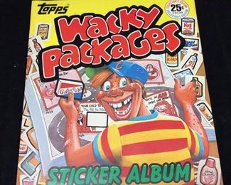 1982 TOPPS WACKY PACKAGES STICKER ALBUM