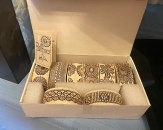 Betty Foster Stoneware Napkin Rings