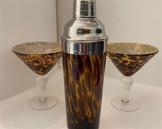 Martini Set with 2 Glasses 
