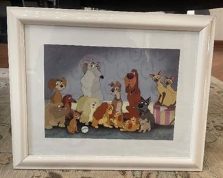 Lady and the Tramp Print and Frame