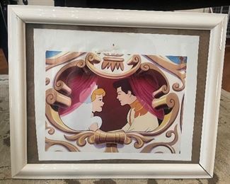 Cinderella Print with Frame