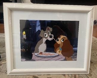 Lady and the Tramp Print and Frame
