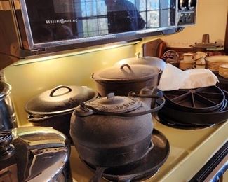 Cast Iron Skillets and Dutch ovens