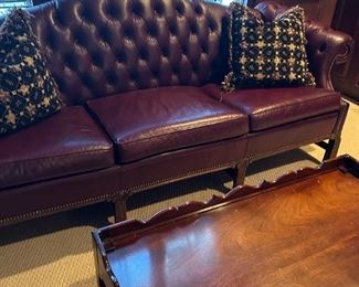 Leathercraft Tufted Sofa