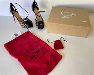 Christian Louboutin Designer Shoes.  https://www.liveauctioneers.com/catalog/274244